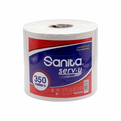 Sanita Maxi Roll 350 m × 6 Pcs - Carton