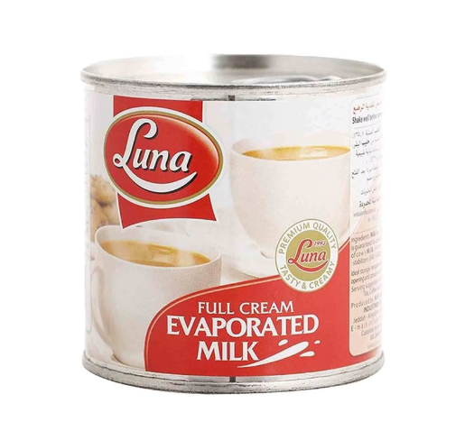 Luna Evaporated Milk 170 gm × 96 - Carton