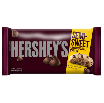 Hershey's Semi Sweet Chocolate Chips 285 gm × 12 - Carton