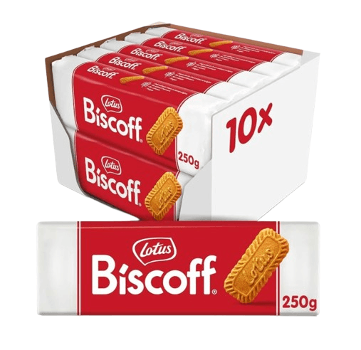 لوتس بسكويت الاصلي 250 غم × 10 - كرتون - منتج بالجملة | Platraw