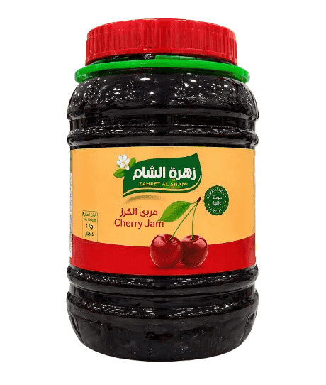 زهرة الشام مربى الكرز 5 كغ × 4 - كرتون - منتج بالجملة | Platraw