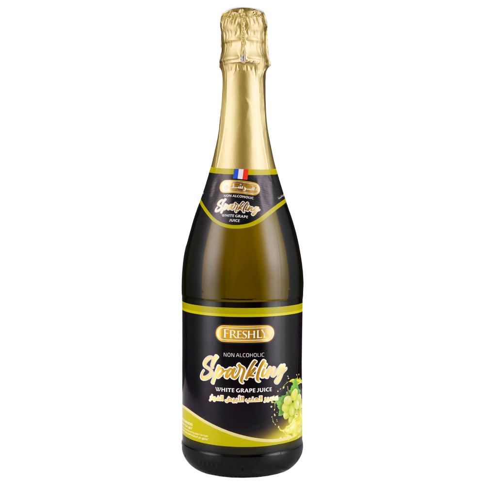 Freshly Sparkling White Grape Juice 750 ml × 12 - Carton