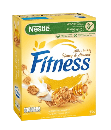 Fitness Honey & Almond Granola 355 gm × 14 - Carton