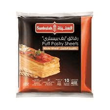 Sunbulah Puff Pastry Squares 400 gm × 18 - Carton