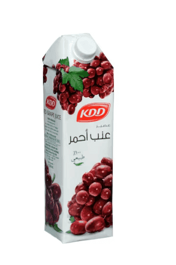 KDD Red Grape Juice 1 L × 12 - Carton - Wholesale Product | Platraw