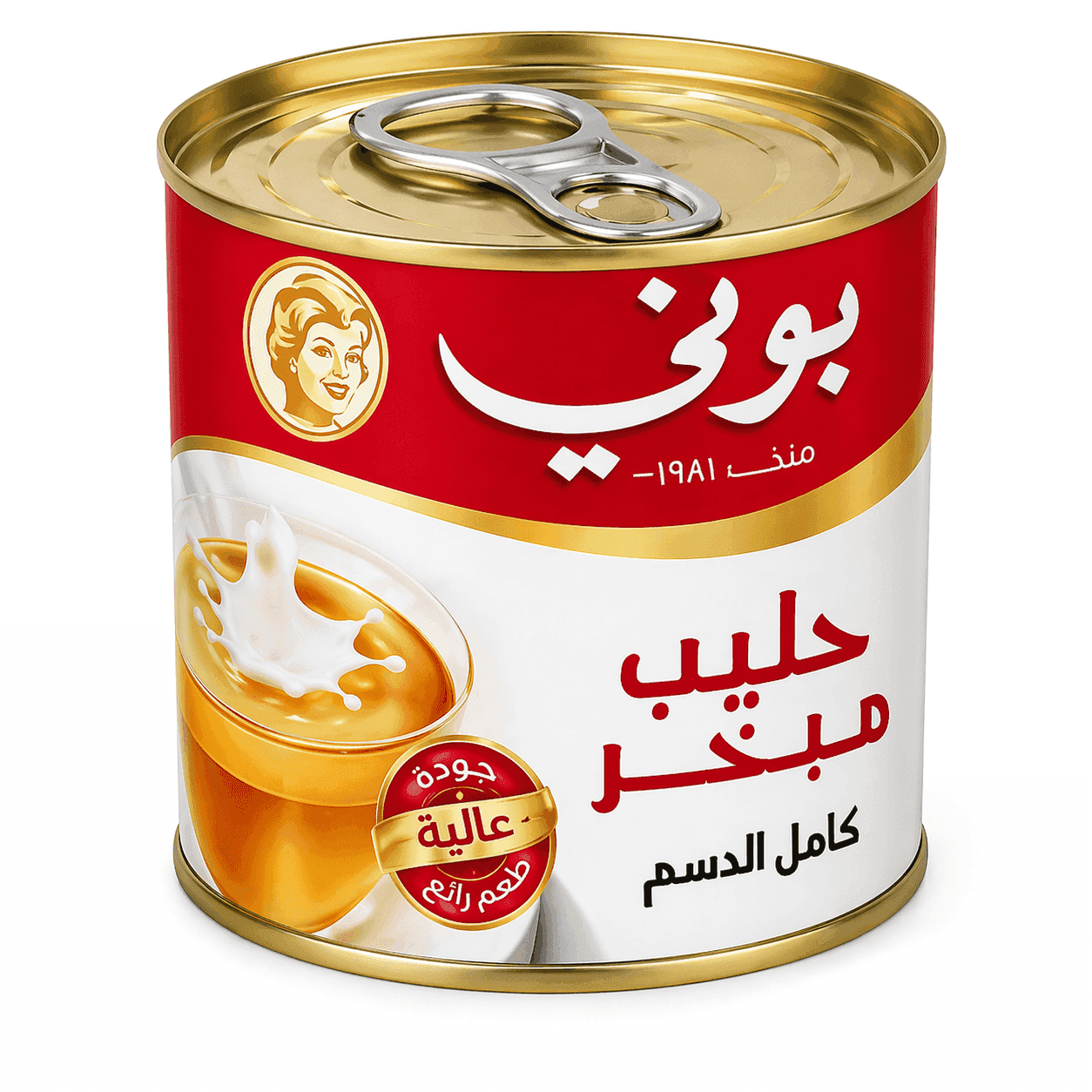 بوني حليب مبخر كامل الدسم 170 غم × 48 - كرتون - منتج بالجملة | Platraw