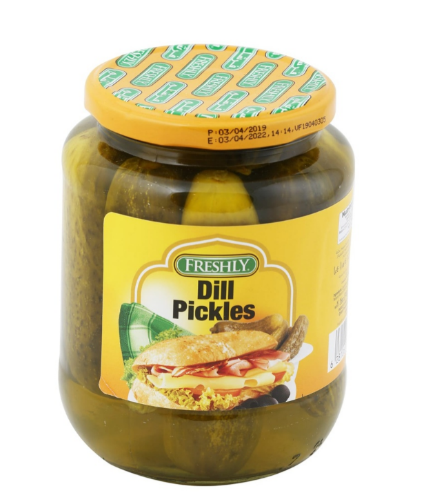 Freshly Whole Dill Pickles 740 gm × 12 - Carton