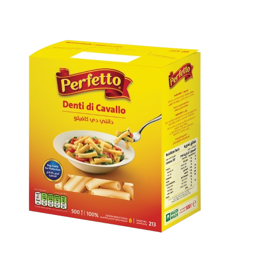 Perfetto Dente Di Cavallo Pasta No. 213 - 500 gm × 24 - Carton