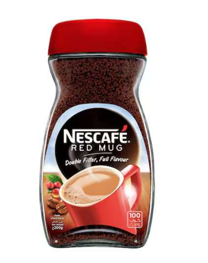 Nescafe Red Mug Instant Coffee 200 gm × 12 - Carton