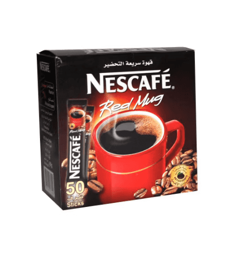 نسكافيه ريد مج قهوة سريعة التحضير 1.8 غم × 50 ظرف × 14 - كرتون - منتج بالجملة | Platraw