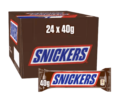 سنيكرز شوكولاته 40 غم × 24 × 12 - كرتون - منتج بالجملة | Platraw