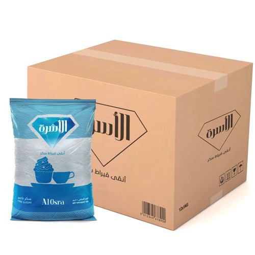 AL Osra Fine Sugar 2 Kg × 10 - Carton