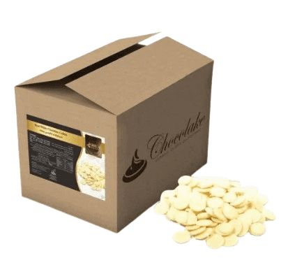 Dobeln White Chocolate Coins 38 % - 5 Kg - Wholesale Product | Platraw