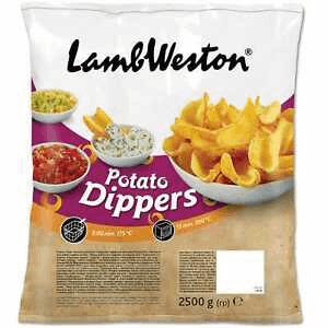 Lamb Weston Potato Dippers 2.5 kg × 4 - carton