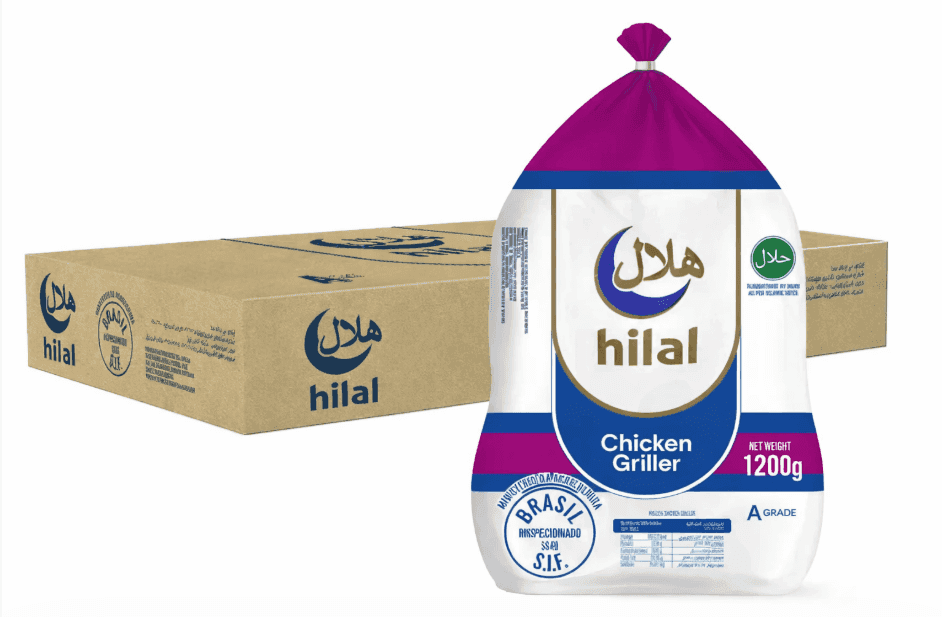 هلال دجاج كامل مجمد 1200 غم × 10 - كرتون - منتج بالجملة | Platraw
