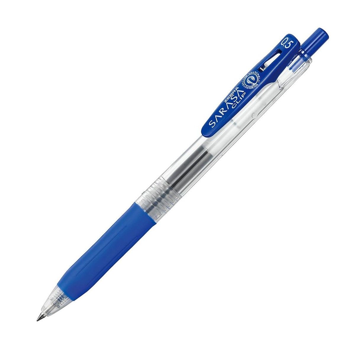 Zebra Sarasa Clip Retractable Gel Pen size 0.5 mm Blue 2 pcs