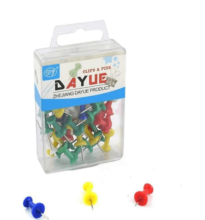 Push Pins 50 pcs × 20 - Carton - Wholesale Product | Platraw