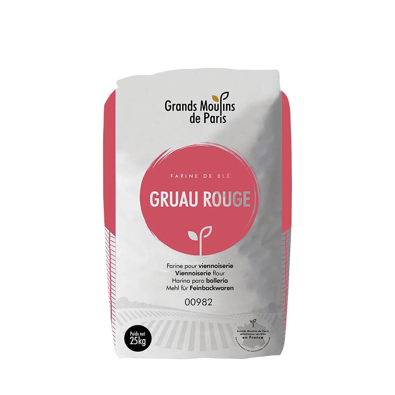 Grands Moulins de Paris Gruau Rouge Wheat Flour T45 – For Pastries 25 kg