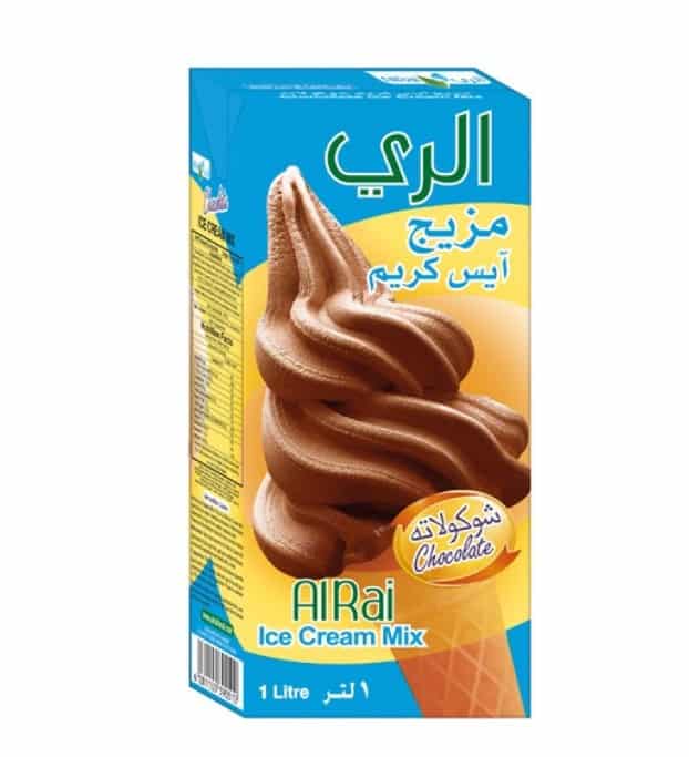 الري مزيج ايس كريم شوكولاته 1 لتر × 12 - كرتون - منتج بالجملة | Platraw