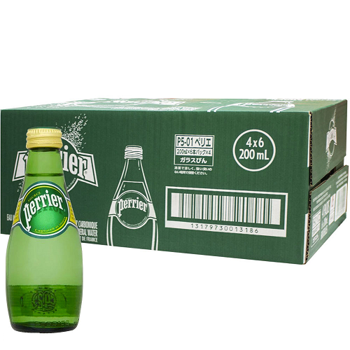 Perrier Sparkling Water 200 ml × 24 - Carton