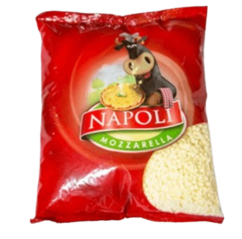 Napoli Shredded Mozzarella Cheese 2 kg × 4 - Carton