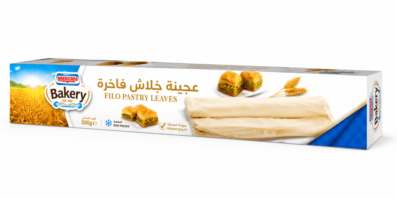 امريكانا عجينة جلاش 500 غم × 12 - كرتون - منتج بالجملة | Platraw