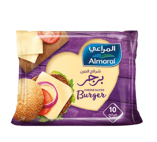 Almarai Cheddar Cheese Slices Burger 200 gm × 12 - Carton
