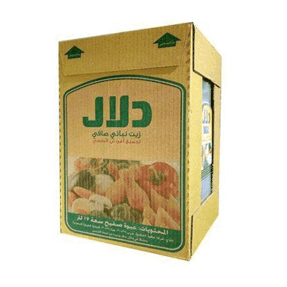 دلال زيت نباتي صافي للطبخ والقلي 17 لتر - منتج بالجملة | Platraw